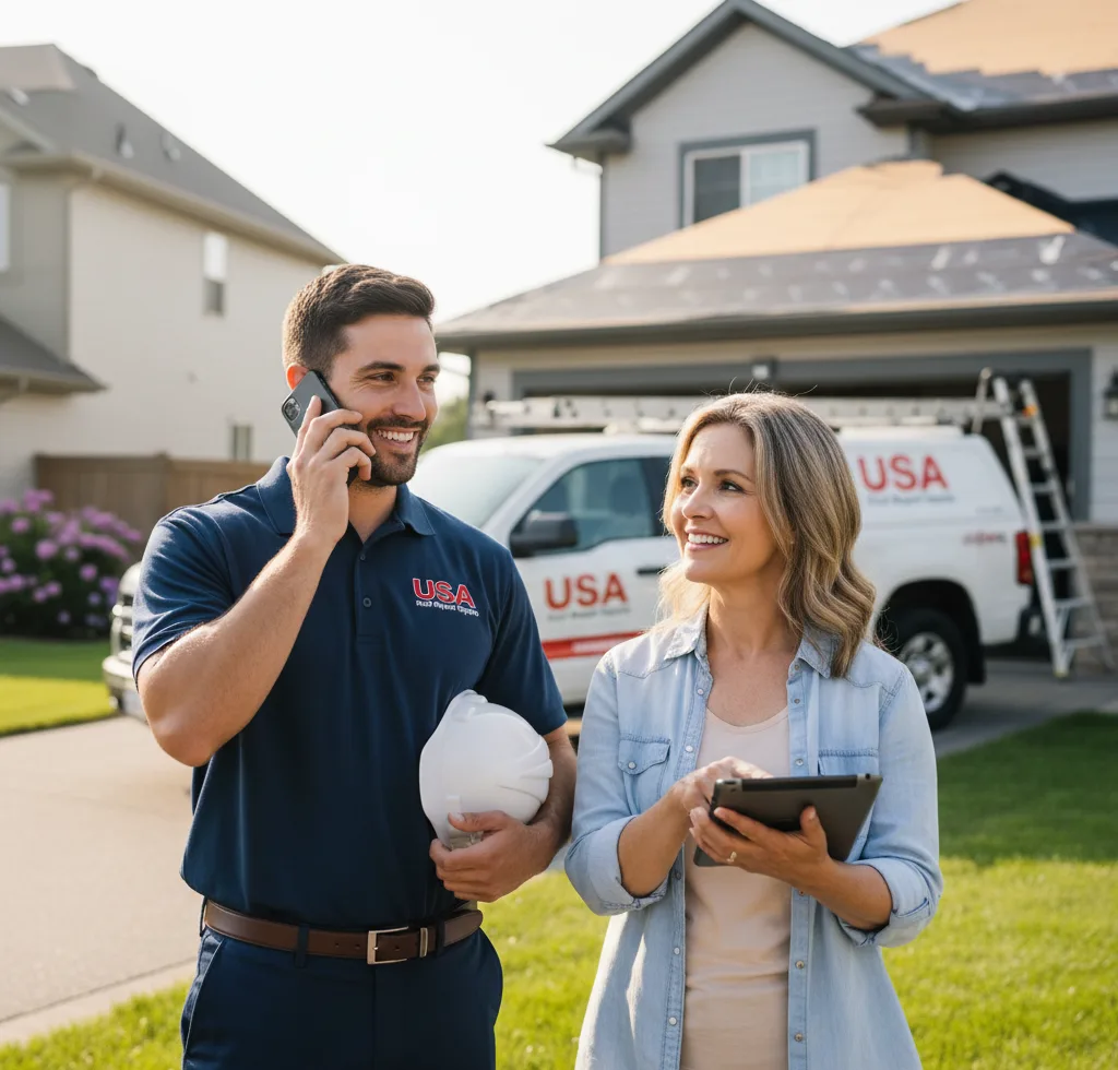 USA Roof Repair Experts customer support in Jordan